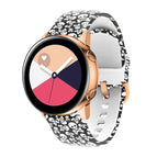 For Samsung Galaxy Watch 42mm / Black White Skulls