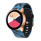 For Samsung Galaxy Watch 42mm / Blue Camouflage