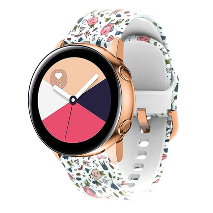Silicone Printing Replacement Strap Watchband, For Samsung Galaxy Watch 42mm