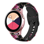 For Samsung Galaxy Watch 46mm / Pink Flowers