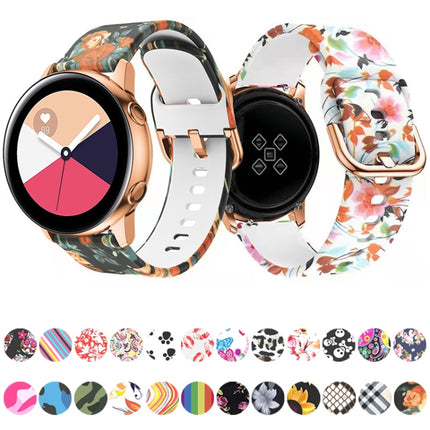 Silicone Printing Replacement Strap Watchband, For Samsung Galaxy Watch 46mm