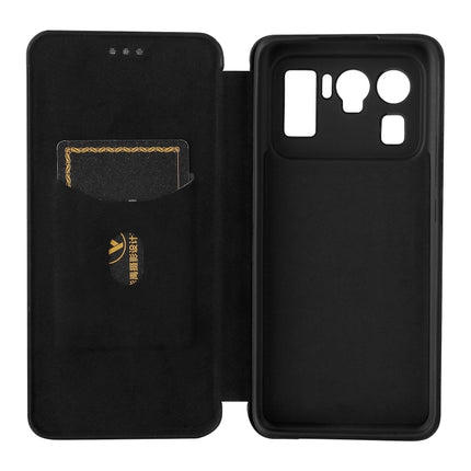 Carbon Fiber Texture Magnetic Horizontal Flip TPU + PC + PU Leather Case with Card Slot, For Xiaomi Mi 11 Ultra, For Xiaomi Mi 11 Pro, For Xiaomi Mi 11 Lite, For Realme C21