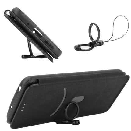 Carbon Fiber Texture Magnetic Horizontal Flip TPU + PC + PU Leather Case with Card Slot, For Oppo Find X3 / X3 Pro