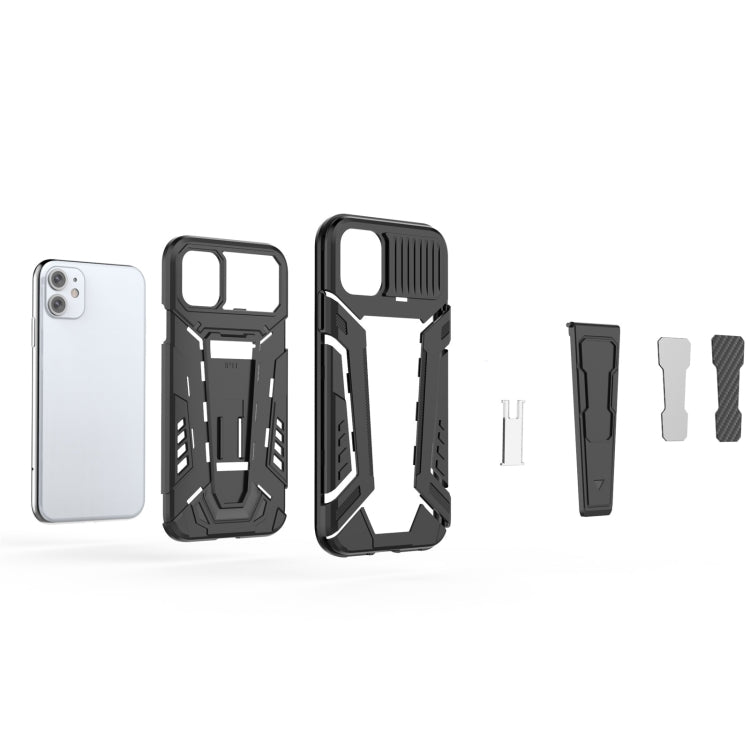 War Chariot Series Armor All-inclusive Shockproof PC + TPU Protective Case with Invisible Holder