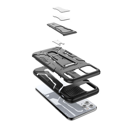War Chariot Series Armor All-inclusive Shockproof PC + TPU Protective Case with Invisible Holder, For iPhone 11 Pro Max, For iPhone 12 / 12 Pro, For iPhone 12 Pro Max, For iPhone 12 mini
