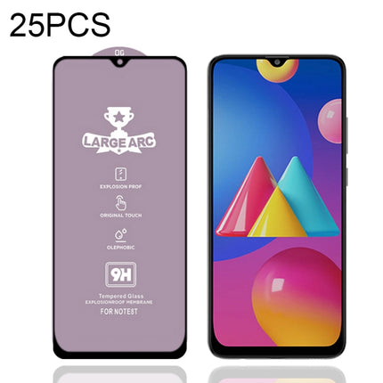 25 PCS 9H HD Large Arc High Alumina Full Screen Tempered Glass Film, For Samsung Galaxy M11 (25 PCS), For Samsung Galaxy M21 / M21 2021 (25 PCS), For Samsung Galaxy M31 (25 PCS), For Samsung Galaxy M31s (25 PCS), For Samsung Galaxy M51 (25 PCS)        ...