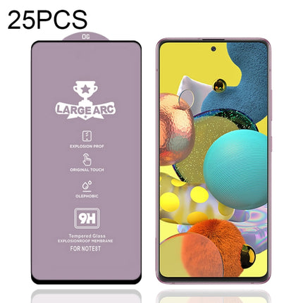 25 PCS 9H HD Large Arc High Alumina Full Screen Tempered Glass Film, For Samsung Galaxy M11 (25 PCS), For Samsung Galaxy M21 / M21 2021 (25 PCS), For Samsung Galaxy M31 (25 PCS), For Samsung Galaxy M31s (25 PCS), For Samsung Galaxy M51 (25 PCS)        ...