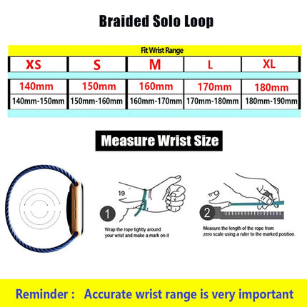 For Xiaomi Mi Band 6 / 5 / 4 / 3 / 2 Universal Silicone Elasticity Weave Replacement Strap Watchband, M 160mm, L 170mm