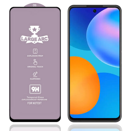 9H HD Large Arc High Alumina Full Screen Tempered Glass Film, For Huawei Y7a (1 PCS)
