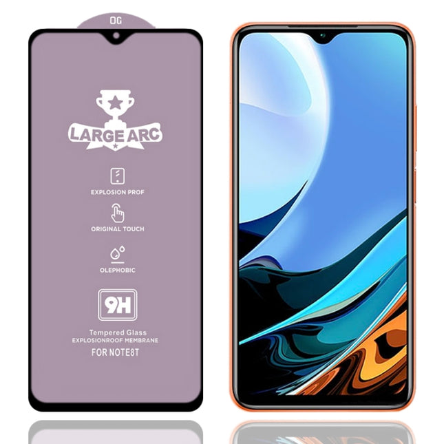 9H HD Large Arc High Alumina Full Screen Tempered Glass Film, For Xiaomi Redmi Note 9T (1 PC), For Xiaomi Redmi 9 Power (1 PC), For Xiaomi Redmi 9T (1 PC), For Xiaomi Redmi 10X 4G (1 PC), For Xiaomi Redmi 10X 5G (1 PC), For Xiaomi Redmi 10X Pro 5G (1 P...