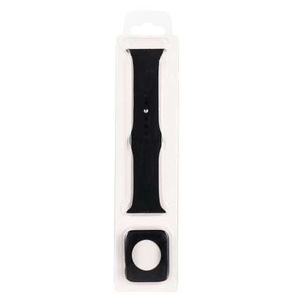 Silicone Replacement Strap Watchband + Watch Protective Case Set, For Apple Watch Series 9 / 8 / 7 41mm