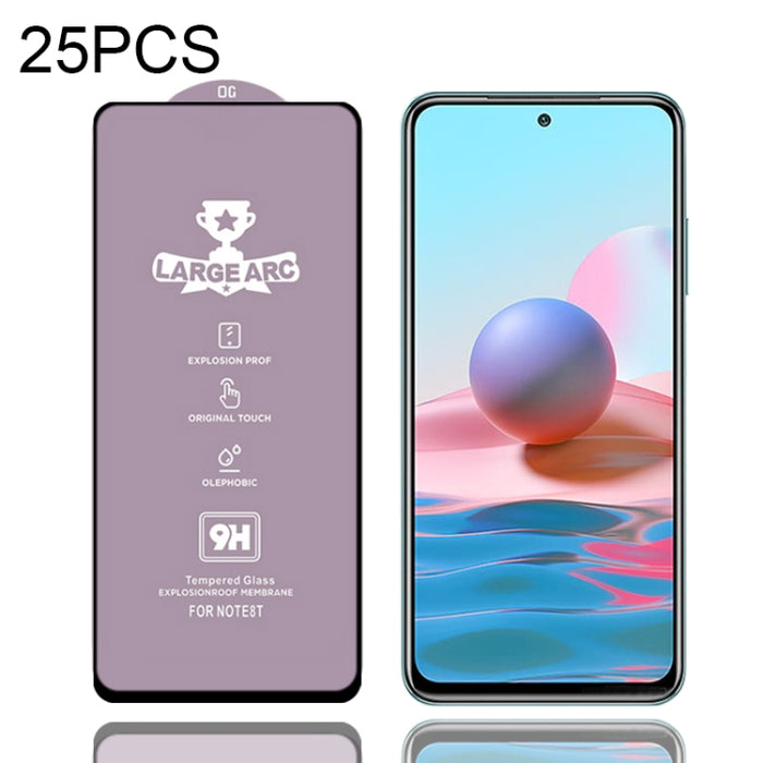 25 PCS 9H HD Large Arc High Alumina Full Screen Tempered Glass Film, For Xiaomi Redmi Note 10 (25 PCS), For Xiaomi Mi 10T 5G (25 PCS), For Xiaomi Mi 10T Pro 5G (25 PCS), For Xiaomi Mi 10T Lite 5G (25 PCS), For Xiaomi Mi 10 Lite Zoom (25 PCS)           ...