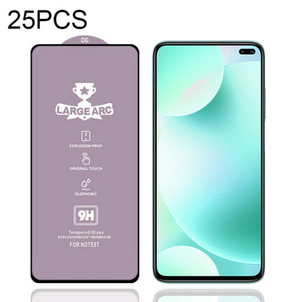 25 PCS 9H HD Large Arc High Alumina Full Screen Tempered Glass Film, For Xiaomi Redmi Note 10 (25 PCS), For Xiaomi Mi 10T 5G (25 PCS), For Xiaomi Mi 10T Pro 5G (25 PCS), For Xiaomi Mi 10T Lite 5G (25 PCS), For Xiaomi Mi 10 Lite Zoom (25 PCS)           ...