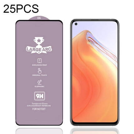 25 PCS 9H HD Large Arc High Alumina Full Screen Tempered Glass Film, For Xiaomi Redmi Note 10 (25 PCS), For Xiaomi Mi 10T 5G (25 PCS), For Xiaomi Mi 10T Pro 5G (25 PCS), For Xiaomi Mi 10T Lite 5G (25 PCS), For Xiaomi Mi 10 Lite Zoom (25 PCS)           ...
