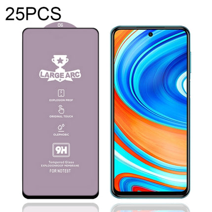 25 PCS 9H HD Large Arc High Alumina Full Screen Tempered Glass Film, For Xiaomi Redmi Note 10 (25 PCS), For Xiaomi Mi 10T 5G (25 PCS), For Xiaomi Mi 10T Pro 5G (25 PCS), For Xiaomi Mi 10T Lite 5G (25 PCS), For Xiaomi Mi 10 Lite Zoom (25 PCS)           ...