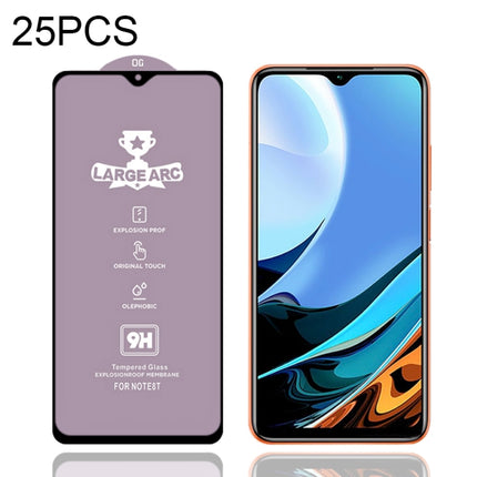25 PCS 9H HD Large Arc High Alumina Full Screen Tempered Glass Film, For Xiaomi Redmi Note 9T (25 PCS), For Xiaomi Redmi 9 Power (25 PCS), For Xiaomi Redmi 9T (25 PCS), For Xiaomi Redmi 10X 4G (25 PCS), For Xiaomi Redmi 10X 5G (25 PCS)                 ...