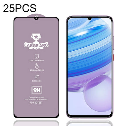 25 PCS 9H HD Large Arc High Alumina Full Screen Tempered Glass Film, For Xiaomi Redmi Note 9T (25 PCS), For Xiaomi Redmi 9 Power (25 PCS), For Xiaomi Redmi 9T (25 PCS), For Xiaomi Redmi 10X 4G (25 PCS), For Xiaomi Redmi 10X 5G (25 PCS)                 ...
