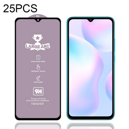 25 PCS 9H HD Large Arc High Alumina Full Screen Tempered Glass Film, For Xiaomi Redmi Note 9T (25 PCS), For Xiaomi Redmi 9 Power (25 PCS), For Xiaomi Redmi 9T (25 PCS), For Xiaomi Redmi 10X 4G (25 PCS), For Xiaomi Redmi 10X 5G (25 PCS)                 ...