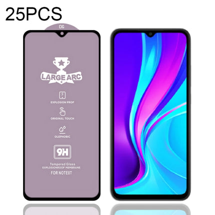 25 PCS 9H HD Large Arc High Alumina Full Screen Tempered Glass Film, For Xiaomi Redmi Note 9T (25 PCS), For Xiaomi Redmi 9 Power (25 PCS), For Xiaomi Redmi 9T (25 PCS), For Xiaomi Redmi 10X 4G (25 PCS), For Xiaomi Redmi 10X 5G (25 PCS)                 ...