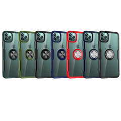 Stoßfeste transparente TPU- und Acryl-Schutzhülle mit Ringhalterung, für iPhone 11, für iPhone 11 Pro, für iPhone 11 Pro Max