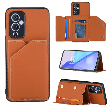 Skin Feel PU + TPU + PC Back Cover Shockproof Case with Card Slots & Holder & Photo Frame, For Xiaomi Mi 10T Lite 5G, For Xiaomi Mi 10T 5G / 10T Pro 5G, For Xiaomi Mi 11, For Xiaomi Poco M3 / Redmi Note 9, For OnePlus 9