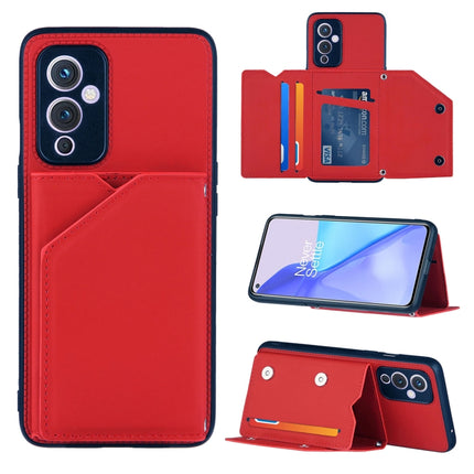 Skin Feel PU + TPU + PC Back Cover Shockproof Case with Card Slots & Holder & Photo Frame, For Xiaomi Mi 10T Lite 5G, For Xiaomi Mi 10T 5G / 10T Pro 5G, For Xiaomi Mi 11, For Xiaomi Poco M3 / Redmi Note 9, For OnePlus 9