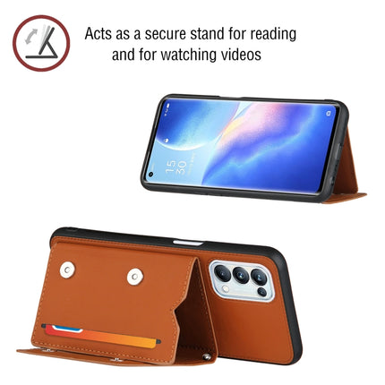 Skin Feel PU + TPU + PC Back Cover Shockproof Case with Card Slots & Holder & Photo Frame, For OPPO A93 5G, For OPPO A94, For Samsung Galaxy A02s (US Version), For Samsung Galaxy A02s (EU Version), For Samsung Galaxy A32 5G