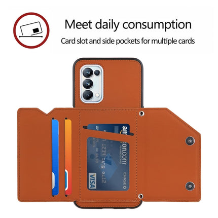 Skin Feel PU + TPU + PC Back Cover Shockproof Case with Card Slots & Holder & Photo Frame, For OPPO A93 5G, For OPPO A94, For Samsung Galaxy A02s (US Version), For Samsung Galaxy A02s (EU Version), For Samsung Galaxy A32 5G