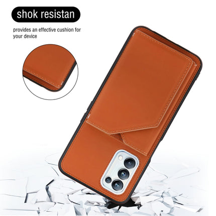 Skin Feel PU + TPU + PC Back Cover Shockproof Case with Card Slots & Holder & Photo Frame, For OPPO A93 5G, For OPPO A94, For Samsung Galaxy A02s (US Version), For Samsung Galaxy A02s (EU Version), For Samsung Galaxy A32 5G