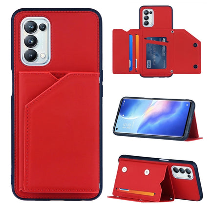 Skin Feel PU + TPU + PC Back Cover Shockproof Case with Card Slots & Holder & Photo Frame, For OPPO A93 5G, For OPPO A94, For Samsung Galaxy A02s (US Version), For Samsung Galaxy A02s (EU Version), For Samsung Galaxy A32 5G