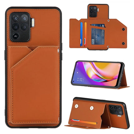 Skin Feel PU + TPU + PC Back Cover Shockproof Case with Card Slots & Holder & Photo Frame, For OPPO A93 5G, For OPPO A94, For Samsung Galaxy A02s (US Version), For Samsung Galaxy A02s (EU Version), For Samsung Galaxy A32 5G