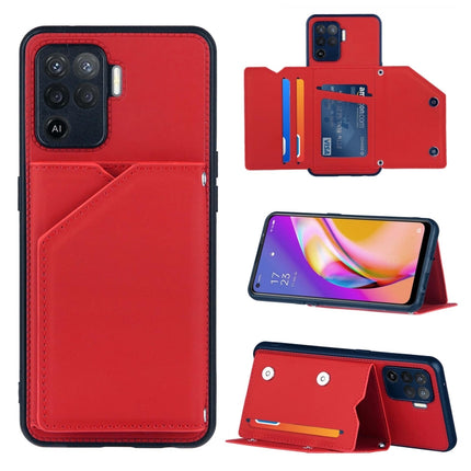Skin Feel PU + TPU + PC Back Cover Shockproof Case with Card Slots & Holder & Photo Frame, For OPPO A93 5G, For OPPO A94, For Samsung Galaxy A02s (US Version), For Samsung Galaxy A02s (EU Version), For Samsung Galaxy A32 5G