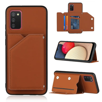 Skin Feel PU + TPU + PC Back Cover Shockproof Case with Card Slots & Holder & Photo Frame, For OPPO A93 5G, For OPPO A94, For Samsung Galaxy A02s (US Version), For Samsung Galaxy A02s (EU Version), For Samsung Galaxy A32 5G