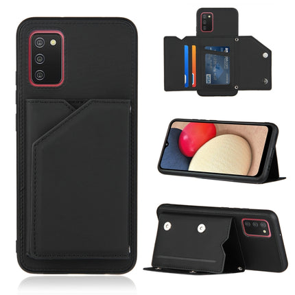 Skin Feel PU + TPU + PC Back Cover Shockproof Case with Card Slots & Holder & Photo Frame, For OPPO A93 5G, For OPPO A94, For Samsung Galaxy A02s (US Version), For Samsung Galaxy A02s (EU Version), For Samsung Galaxy A32 5G