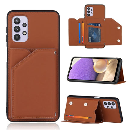 Skin Feel PU + TPU + PC Back Cover Shockproof Case with Card Slots & Holder & Photo Frame, For OPPO A93 5G, For OPPO A94, For Samsung Galaxy A02s (US Version), For Samsung Galaxy A02s (EU Version), For Samsung Galaxy A32 5G