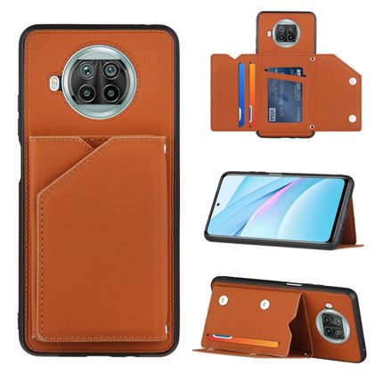 Skin Feel PU + TPU + PC Back Cover Shockproof Case with Card Slots & Holder & Photo Frame, For Xiaomi Mi 10T Lite 5G, For Xiaomi Mi 10T 5G / 10T Pro 5G, For Xiaomi Mi 11, For Xiaomi Poco M3 / Redmi Note 9, For OnePlus 9