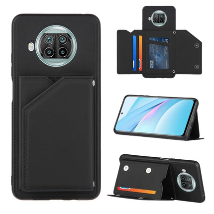 Skin Feel PU + TPU + PC Back Cover Shockproof Case with Card Slots & Holder & Photo Frame, For Xiaomi Mi 10T Lite 5G, For Xiaomi Mi 10T 5G / 10T Pro 5G, For Xiaomi Mi 11, For Xiaomi Poco M3 / Redmi Note 9, For OnePlus 9