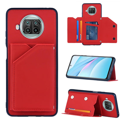 Skin Feel PU + TPU + PC Back Cover Shockproof Case with Card Slots & Holder & Photo Frame, For Xiaomi Mi 10T Lite 5G, For Xiaomi Mi 10T 5G / 10T Pro 5G, For Xiaomi Mi 11, For Xiaomi Poco M3 / Redmi Note 9, For OnePlus 9