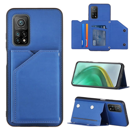 Skin Feel PU + TPU + PC Back Cover Shockproof Case with Card Slots & Holder & Photo Frame, For Xiaomi Mi 10T Lite 5G, For Xiaomi Mi 10T 5G / 10T Pro 5G, For Xiaomi Mi 11, For Xiaomi Poco M3 / Redmi Note 9, For OnePlus 9