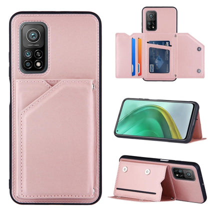 Skin Feel PU + TPU + PC Back Cover Shockproof Case with Card Slots & Holder & Photo Frame, For Xiaomi Mi 10T Lite 5G, For Xiaomi Mi 10T 5G / 10T Pro 5G, For Xiaomi Mi 11, For Xiaomi Poco M3 / Redmi Note 9, For OnePlus 9