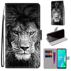 For OPPO A9 (2020) / A5 (2020) / A11X / A11 / Black White Lion Head