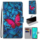 For OPPO A9 (2020) / A5 (2020) / A11X / A11 / Blue Red Butterfly