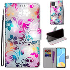 For OPPO A15 / A15s / Gradient Colorful Flower