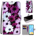 For OPPO A15 / A15s / Chrysanthemum Pink White Purple