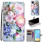 For OPPO A15 / A15s / Light Pink Bouquet