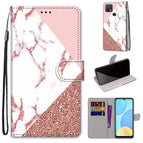 For OPPO A15 / A15s / Pink Stone Texture