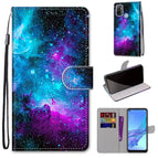 For OPPO A53 4G(2020) / A53s / A32 / A33 (2020) / Purple Green Starry Sky