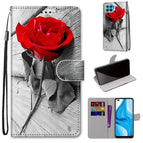 For OPPO F17 Pro / A93 4G / Reno4 Lite / Reno4 F / Wood Red Rose