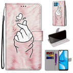 For OPPO F17 Pro / A93 4G / Reno4 Lite / Reno4 F / Pink Hands Heart
