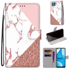 For OPPO F17 Pro / A93 4G / Reno4 Lite / Reno4 F / Pink Stone Texture